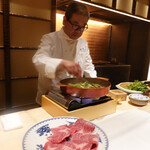 肉屋 田中 - すき焼きを