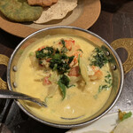 ダバ インディア - 海老のガーリックレモンバター　個人的1番！