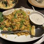 ダバ インディア - マトンビリヤニ　見た目以上にボリュームあり！