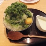 茶遊亭 - ふんわりきめの細かい氷です