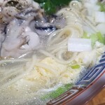 塩そば専門店 桑ばら - 牡蠣タマそば