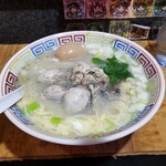 塩そば専門店 桑ばら - 牡蠣タマそば