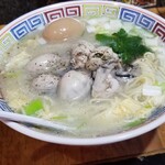 塩そば専門店 桑ばら - 牡蠣タマそば