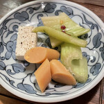 博多 めでた屋 - セロリ、チーかま、チーズ