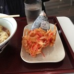 鶴丸製麺 - 日替わり定食(おにぎり＆天麩羅)