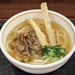 古賀サービスエリア（上り線）博多うろん - 肉ごぼう天うどん 940円