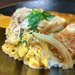 天かめ - ジャンボかつ丼カレー¥780