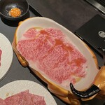 一等焼肉 - 和牛サーロイン焼きしゃぶ。美味し。