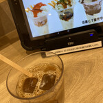 角千本店 - アイスコーヒーをいただきました。