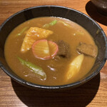 きしや - 牛すじカレーきしめん