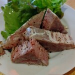 新小岩 もつ焼のんき - パテドカンパーニュ（旨いよ）