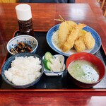 魚料理 ホノルル食堂 - ミックスフライ定食