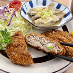 亜茂礼 - メンチカツとワカサギのマリネ￥700円