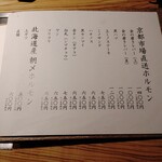 NIKUSYO taku ohira - メニュー