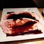 NIKUSYO taku ohira - サーロイン３秒焼き 京都日本一濃紅卵