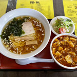 Chuuka Ryourikourai - ラーメンミニ丼セット（麻婆丼選択）…770円