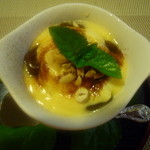 食彩工房 そばの華 - コーヒー白玉とカスタードソース