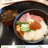 Sushitei - 海鮮丼＆赤だし（840円）2023年3月