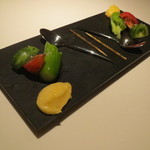 ライラ - うな胡瓜 トマトゼブラ 胡桃オイルのマヨネーズ