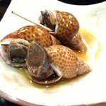 天ぷら 天海 - バイ貝煮つけ