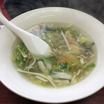 慶安樓 - 野菜スープ