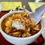 中華料理　幸莱 - ラーメンミニ丼セット（麻婆丼選択）…770円