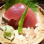 天ぷら 元吉 - 鰹刺身