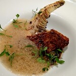 ル・ヴァンキャトル - 甘鯛、筍　ズワイガニ・ビスクソース