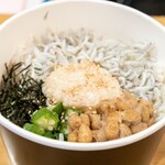Cafe Junxion - 体にヘルシー☆納豆しらすとろろ