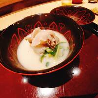 青蓮院門跡前 月おか - 美山の猪肉の白味噌椀