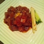 割烹居酒屋 古都の波 - マグロユッケ
