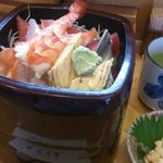 鮨 すず木 - ランチの海鮮丼セット　【撮影許可済み】