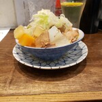Motsuyaki Butahoshi - もつ煮込み500円 