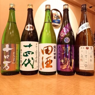喜歡日本酒的人欲罷不能!準備了很多全國各地的日本酒