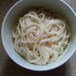 福山製麺所 - 釜玉うどん・・・完成の図であります。