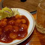 Kouri - 干焼蝦仁（芝エビのチリソース）・角ハイボール