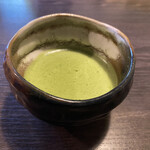 日本料理 馳惣 - 締めのお抹茶