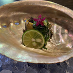 日本料理 馳惣 - たっぷり鮑