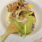 ル・ニコ・ア・オーミナミ - フォアグラ　焼キャベツ/茹キャベツ