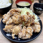 伝説のすた丼屋 - 鬼盛すたみな唐揚げ定食…￥790円