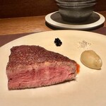 アカ - 2023.2.  奈良県産 黒毛和牛フィレの薪焼き