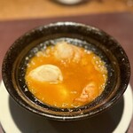 アカ - 2023.2.  河豚の白子と車海老のアヒージョ