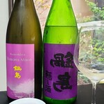 日本料理 TOBIUME - 酒⑦裏鍋島　隠し酒　純米吟醸　生酒(佐賀)
      米品種:非公開、精米歩合:50%
      お酒⑧鍋島 純米吟醸 Blossom Moon(佐賀)
      米品種:但馬強力100%、精米歩合:50%