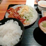 Komoriya - 生姜焼き定食 850円