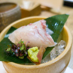 蕎麦 坐忘 - すずきのあらい