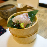 蕎麦 坐忘 - すずきのあらい