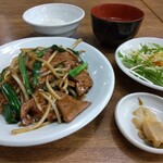 焼売酒坊 多福 - レバニラ定食