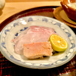 多仁本 - シャブシャブでもそのままでもいける真鯛です