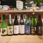 Jajau Ma - 日本酒は毎週違う物を揃えております。