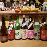 じゃじゃ馬 - 日本酒は毎回違うものを揃えております。